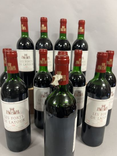 12 bottles LES FORTS DE LATOUR, Pauillac...