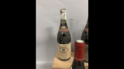 5 bouteilles POMMARD (Patriarche 1973, Bouchard...