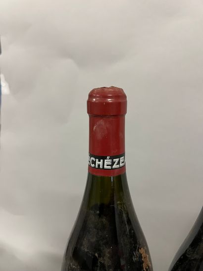 3 bouteilles ECHEZEAUX, DRC 1991 (ea, très...