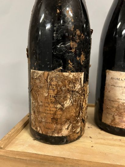 3 bouteilles ROMANEE SAINT-VIVANT, DRC 1991...