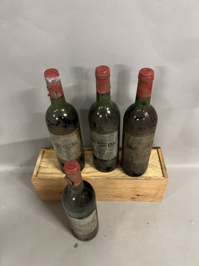 4 bottles Château BRANE-CANTENAC, 2° cru...