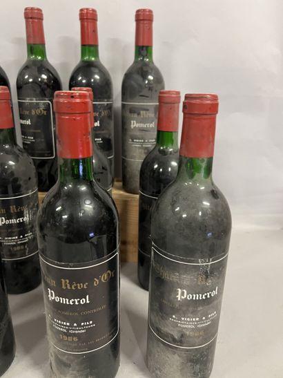 12 bottles Château REVE D'OR, Pomerol 1986...