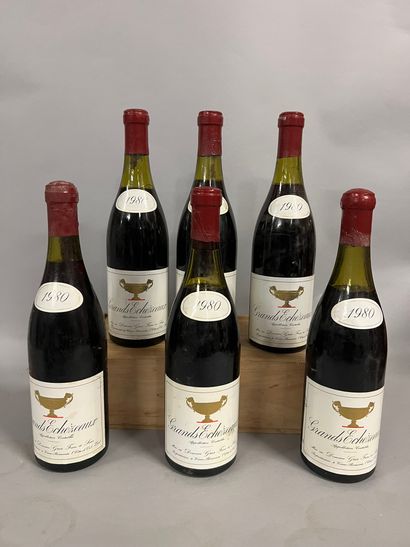 6 bottles GRANDS-ECHEZEAUX, Gros F&S 1980...