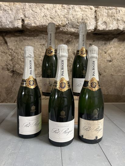 5 bottles CHAMPAGNE 