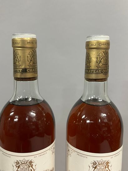 2 bottles Château COUTET, 1° cru Barsac 1978...