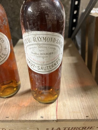 2 bottles Château RAYMOND-LAFON, Sauternes...
