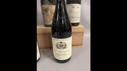 5 bouteilles POMMARD (Patriarche 1973, Bouchard...