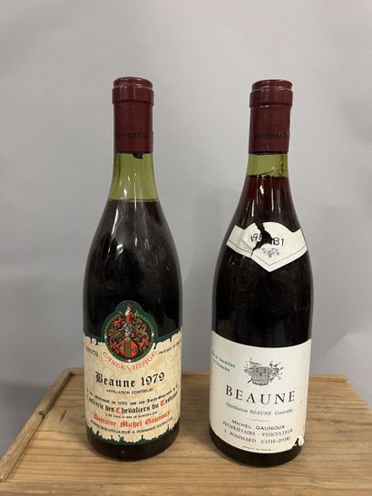 2 bottles BEAUNE M. Gaunoux 1979 (TLB) &...