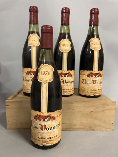 4 bottles CLOS VOUGEOT, Cathiard-Molinier...