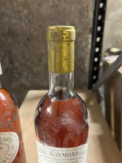2 bottles Château RAYMOND-LAFON, Sauternes...