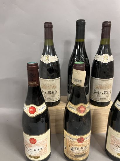 5 bouteilles COTE-ROTIE, ( 2 Guigal 2011:...