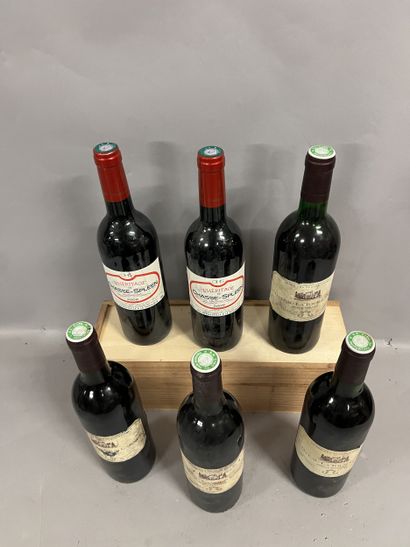 6 bottles HAUT-MEDOC DIVERS, (4 Ch. La Tour...