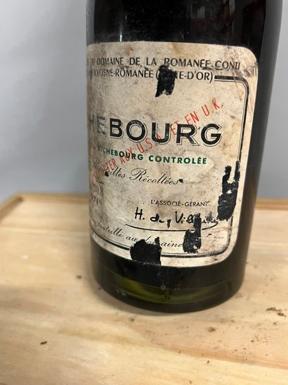 1 bottle RICHEBOURG, DRC 1971 (ea, elt, MB,...