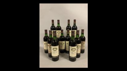 12 bottles Château LABEGORCE, Margaux (8...