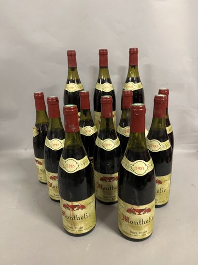 12 bouteilles BOURGOGNE 1985 (et; 6 Alain...
