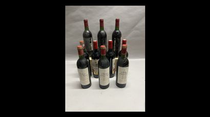 10 bottles SAINT-EMILION DIVERS (2 Ch. La...