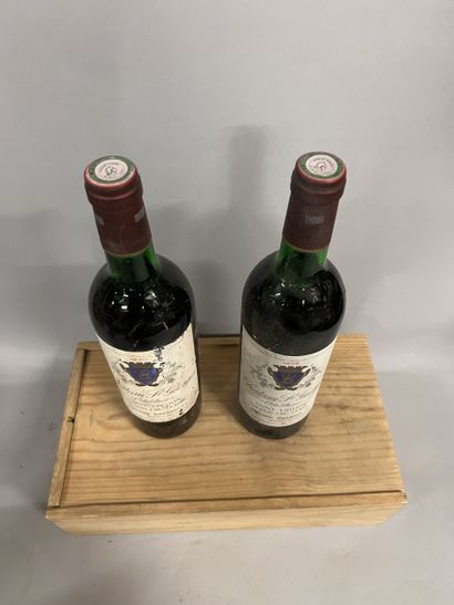 2 bottles Château ST GEORGES-COTE-PAVIE,...