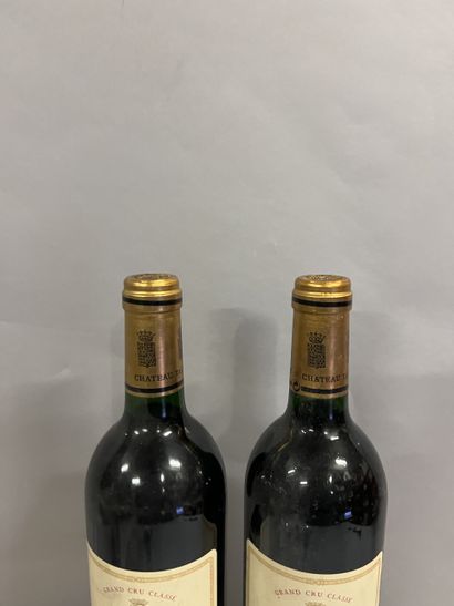2 bottles Château TALBOT, 4° cru Saint-Julien...