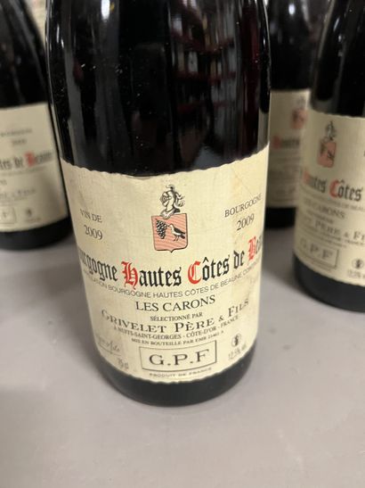 12 bottles HAUTES-COTES-DE-BEAUNE Grivelet...