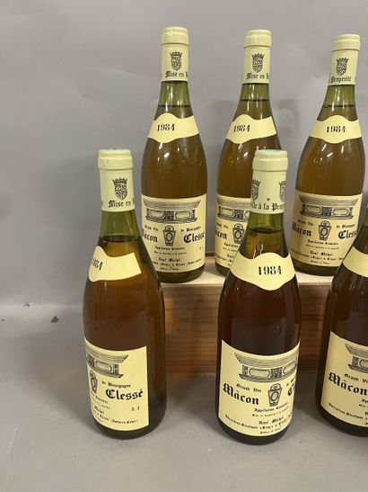 6 bottles MACON CLESSE René Michel 1984 (1...