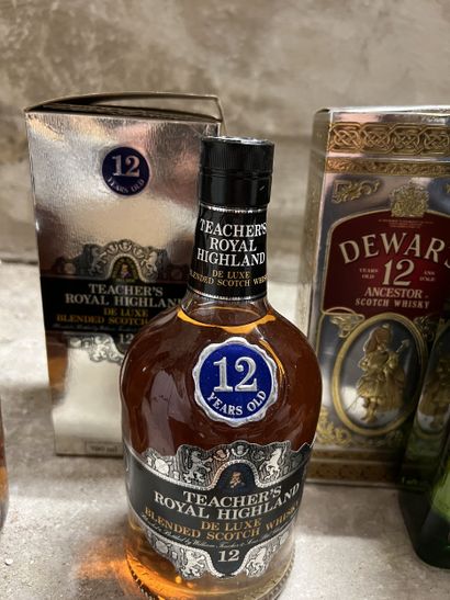 3 bottles SCOTCH WHISKY 