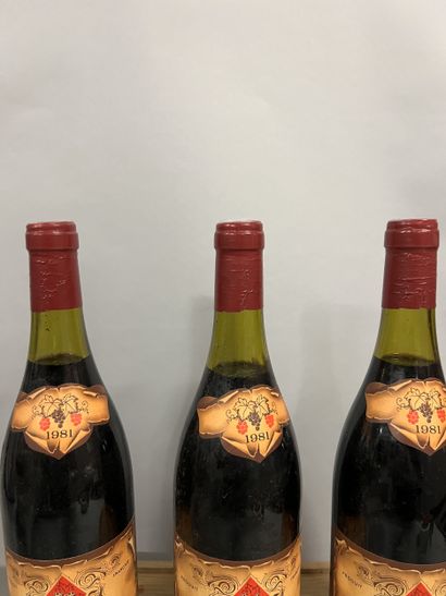 3 bottles CORNAS A. Fumat 1981 (TLB)