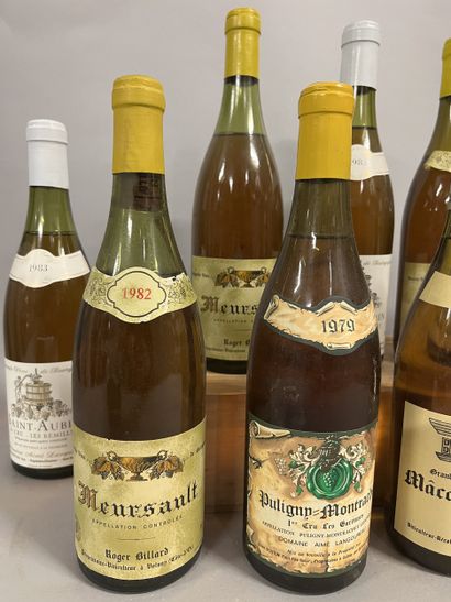9 bottles BOURGOGNE DIVERS, (Macon-Clessé...