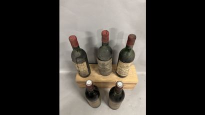 5 bottles POMEROL & SAINT-EMILION DIVERS...