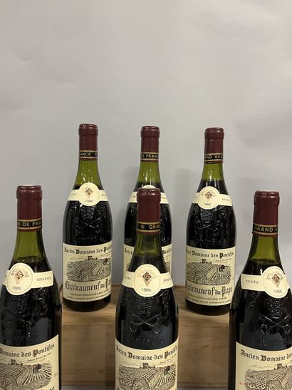 6 bottles CHATEAUNEUF-DU-PAPE 