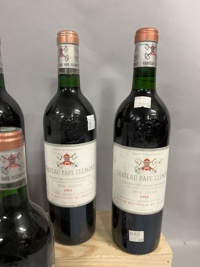 4 bottles Château PAPE CLEMENT, Pessac-Léognan...