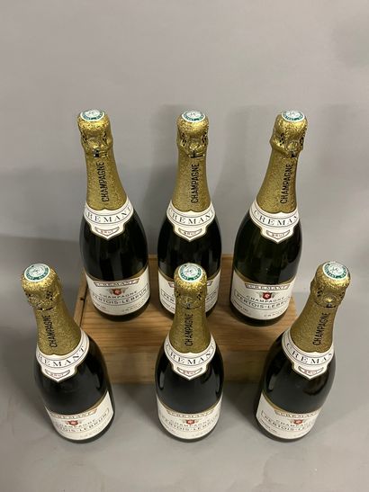 6 bottles CHAMPAGNE 