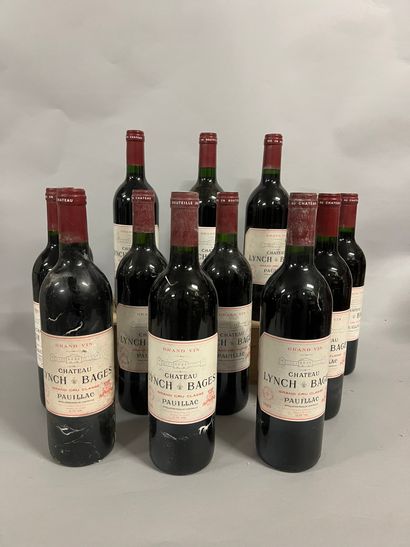 12 bottles Château LYNCH-BAGES, 5° cru Pauillac...
