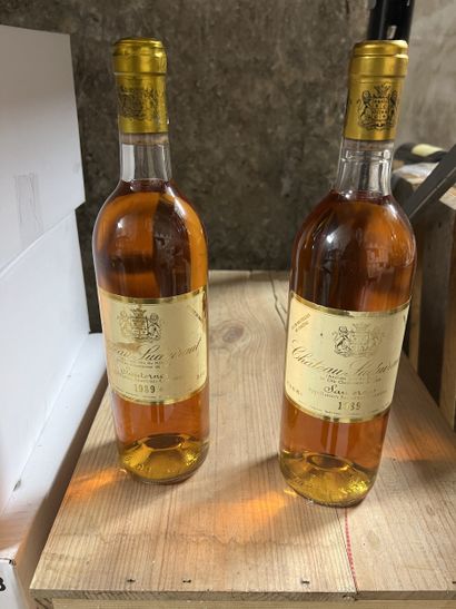 2 bottles Château SUDUIRAUT, 1° cru Sauternes...