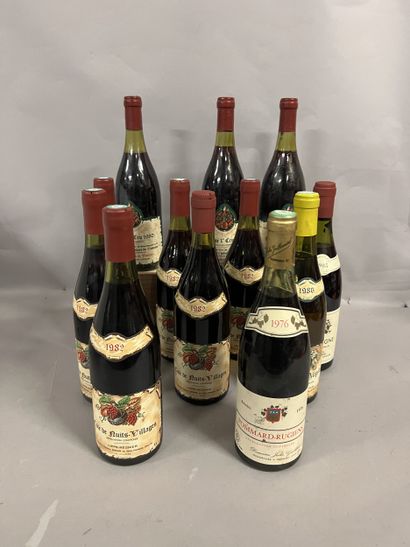 12 bottles BOURGOGNE DIVERS, (1 Jules Guillemard...