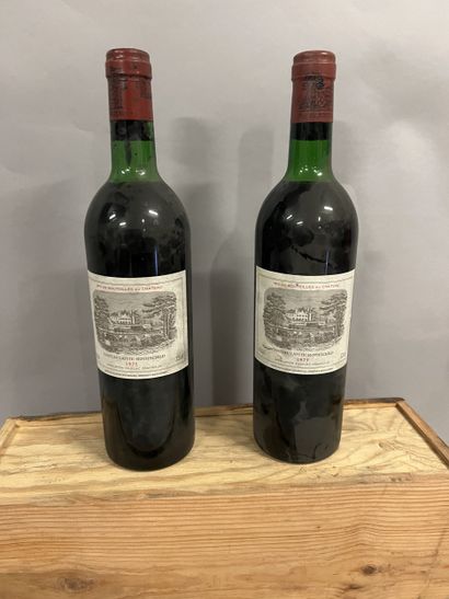 2 bottles Château LAFITE-ROTHSCHILD, 1° cru...