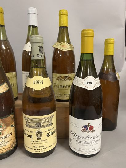 9 bottles BOURGOGNE DIVERS, (Macon-Clessé...