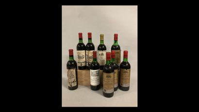 8 bottles SAINT-EMILION DIVERS (4 Ch. Grand...