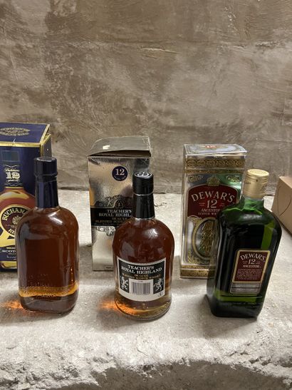 3 bottles SCOTCH WHISKY 
