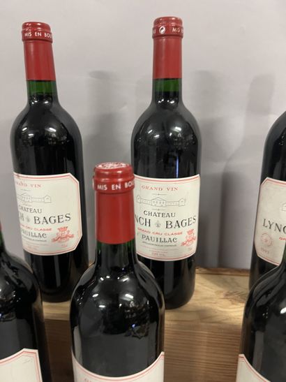 6 bottles Château LYNCH-BAGES, 5° cru Pauillac...