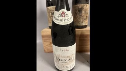 5 bouteilles POMMARD (Patriarche 1973, Bouchard...