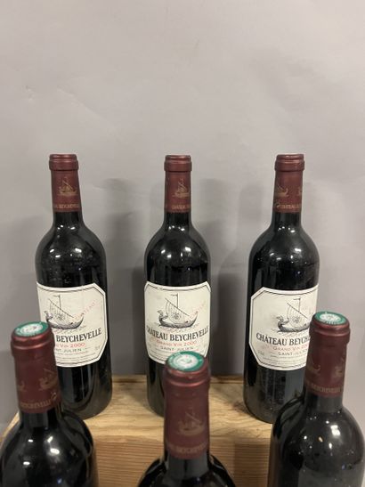 6 bottles Château BEYCHEVELLE, 4° cru Saint-Julien...