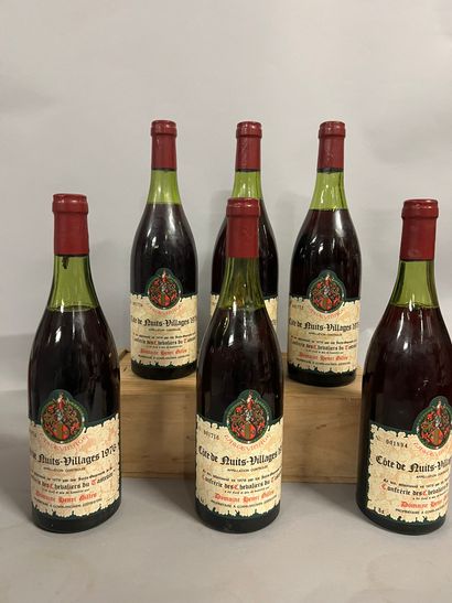 5 bottles COTE DE NUITS VILLAGES, H. Gilles...