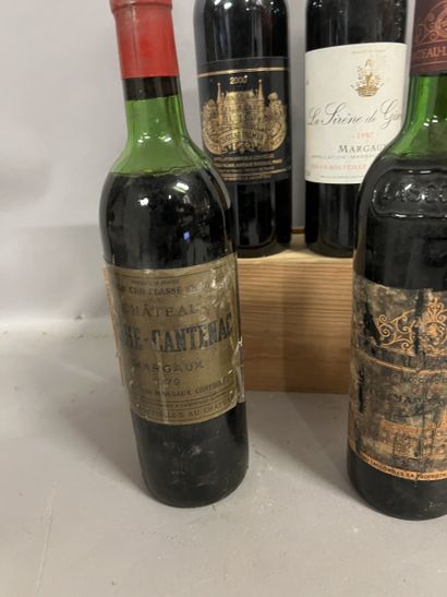 6 bottles MARGAUX DIVERS (2 Ch. Brane-Cantenac:...