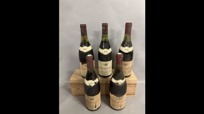 5 bottles NUITS-ST-GEORGES C. Confuron 1980...