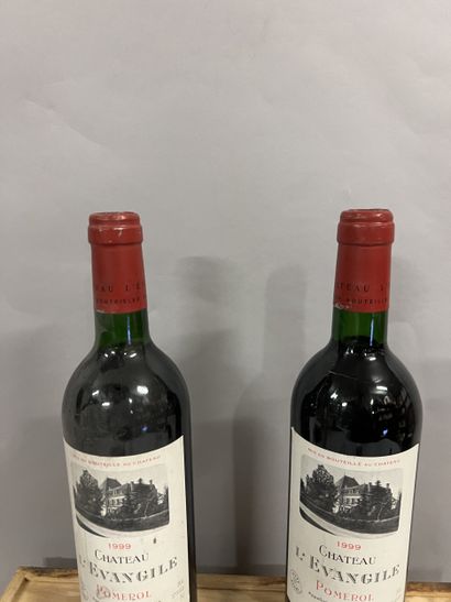 2 bottles Château L'EVANGILE, Pomerol 1999...