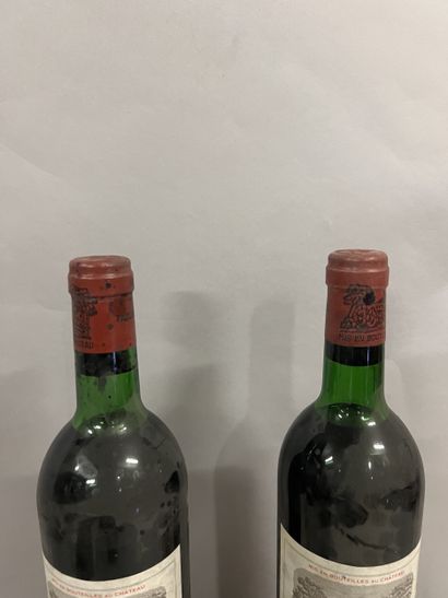 2 bottles Château LAFITE-ROTHSCHILD, 1° cru...
