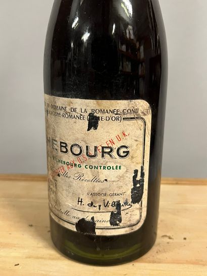 1 bottle RICHEBOURG, DRC 1971 (ea, elt, MB,...