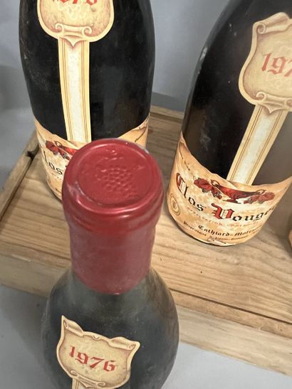 4 bottles CLOS VOUGEOT, Cathiard-Molinier...