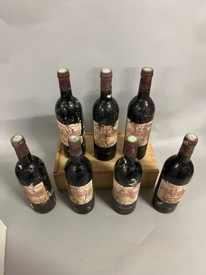 7 bottles Château COS-D'ESTOURNEL, 2° cru...