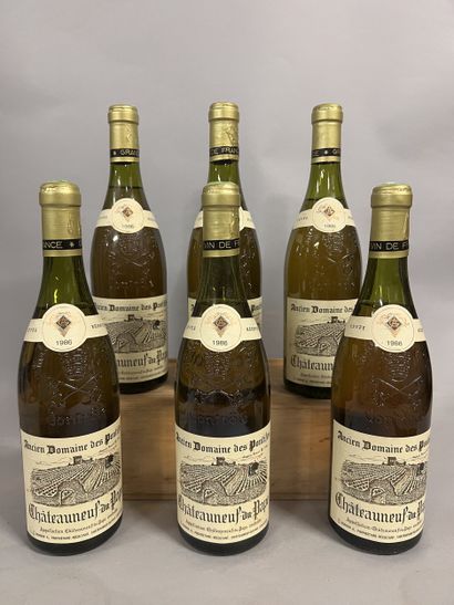 6 bottles CHATEAUNEUF-DU-PAPE white, A. Granier...